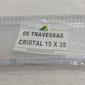 TRAVESSAS DE PLÁSTICO “CRISTAL” PARA SOBREMESAS – 35 x 15 CM
