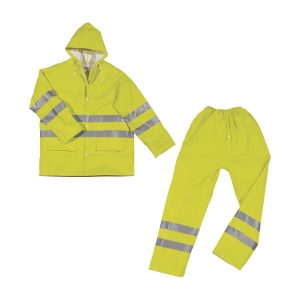 Conjunto de Chuva de Alta Visibilidade