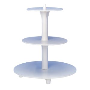 STAND PLÁSTICO 2 ANDARES PARA BOLOS Ø 35CM-25CM-20CM