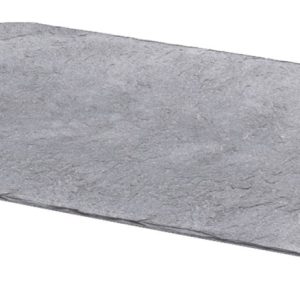 BANDEJA EFEITO PEDRA 30X14 CM CINZENTA