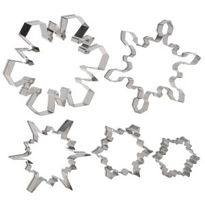 CORTADORES PASTELARIA FLOCO DE NEVE INOX | 5UD