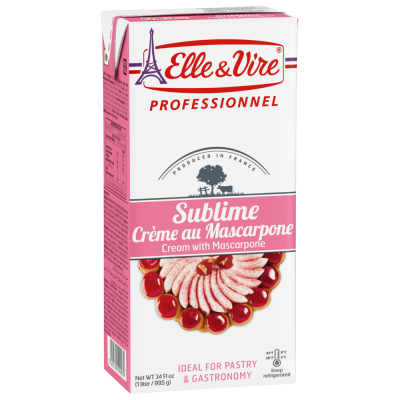Natas Sublime com Mascarpone Elle&Vire – 1LT - Image 2