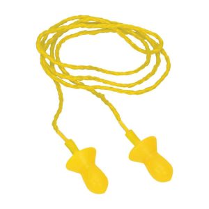 SACO DE 10 PARES DE TAMPÕES AUDITIVOS EM SILICONE COM CORDÃO + 1 CAIXA DE ARRUMAÇÃO – SNR 26 dB